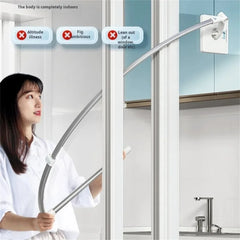 ClearMate – Magnetische Dubbelzijdige Raamwisser met Veiligheidskoord