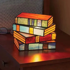 Litera - Artistieke Stacked Books Lamp