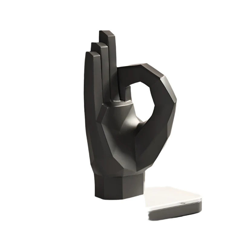 GestureArt - Modern Abstract Hand Gesture Sculpture