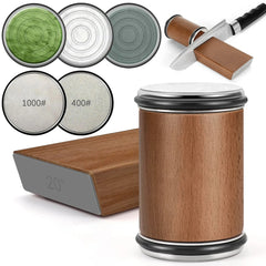 EdgeRoll – Professionele Rolling Knife Sharpener Set met Wetstones