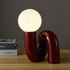 LumiGlow - Resin en Glas Bureaulamp