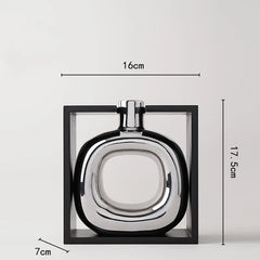 Lustra – Zilveren Keramische Vaas