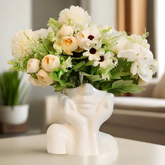 Handcrafted Charm - Elegante Dameshoed Vaas