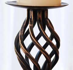 NoirGlow - Moderne Kaarshouder voor Sfeervolle Verlichting