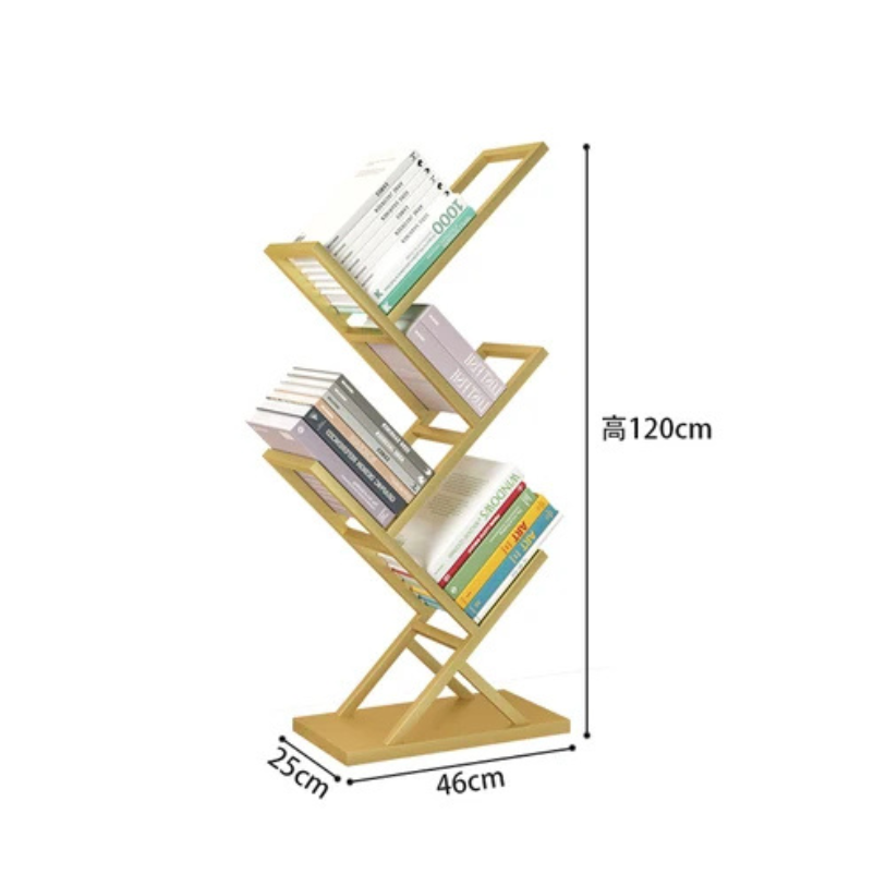 IronEdge - Verticale Hoekboekenkast voor Compacte Ruimtes