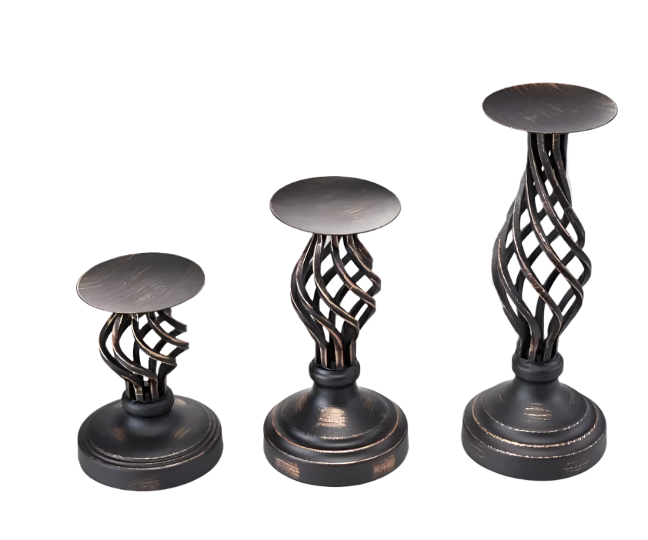 NoirGlow - Moderne Kaarshouder voor Sfeervolle Verlichting