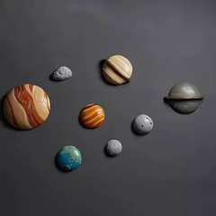 Kosmische Wonderen - 3D Planeet Wanddecoratie