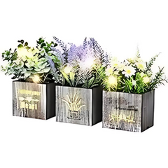 LumiFlora – Unieke Kunstplanten met LED Verlichting Set