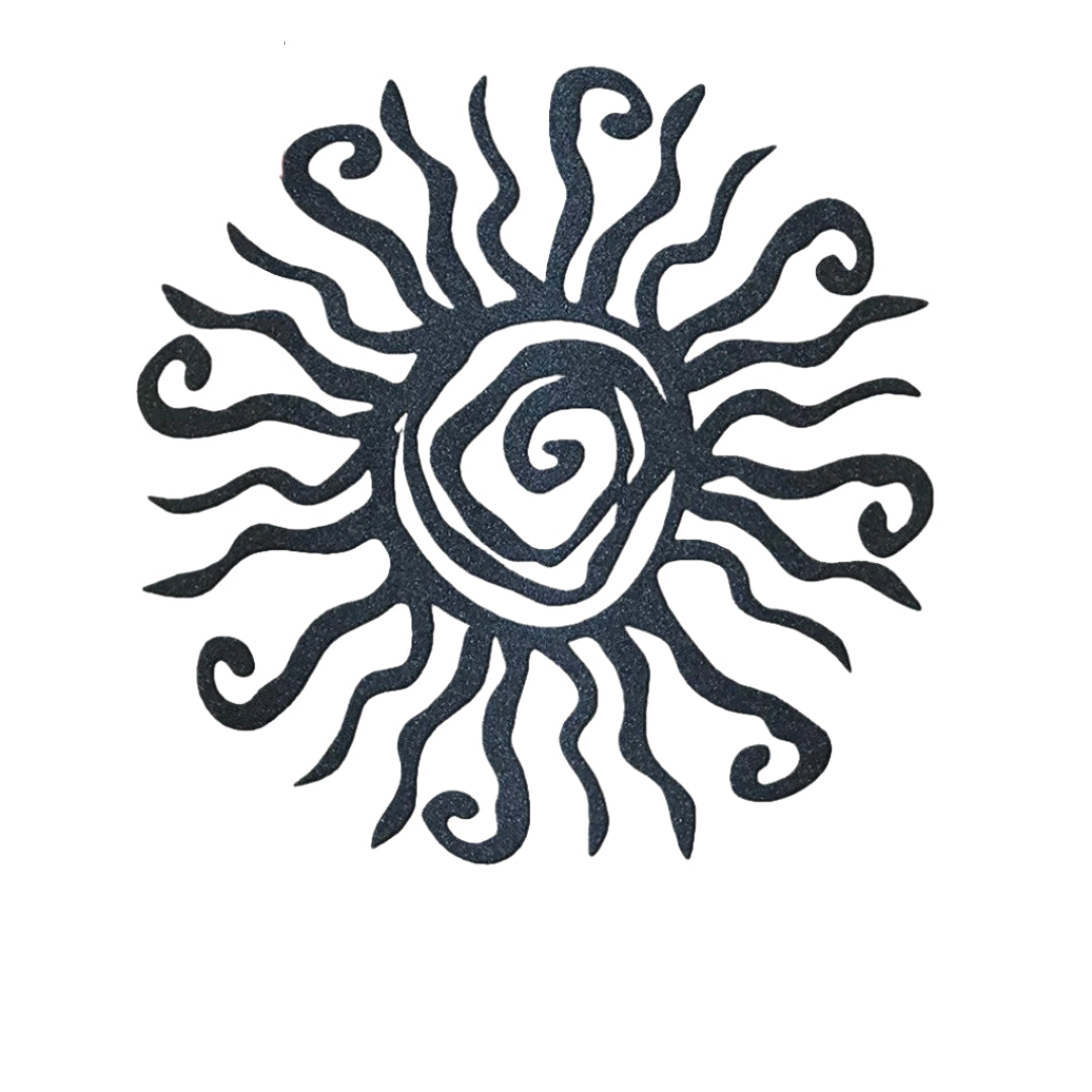 Solara - Wacky Sun Metalen Wanddecoratie