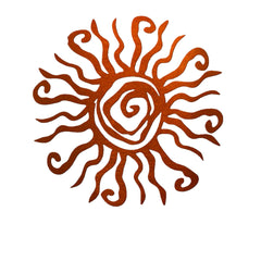 Solara - Wacky Sun Metalen Wanddecoratie