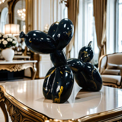 Luxe Balloon - Stijlvolle Sculptuur van een Ballonhond