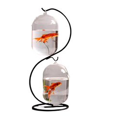 AquaVista - Hangend Helder Aquarium voor Goudvissen & Mosgroei