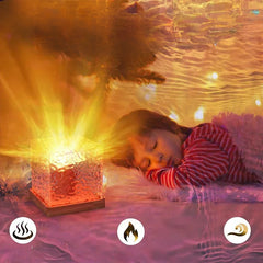 CrystalGlow - 16-Kleur RGB Kristallen Tafellamp