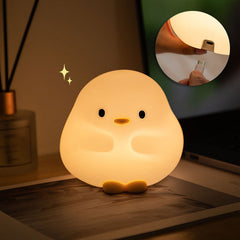 SnugDuck - Schattige Zittende Eend LED Nachtlamp