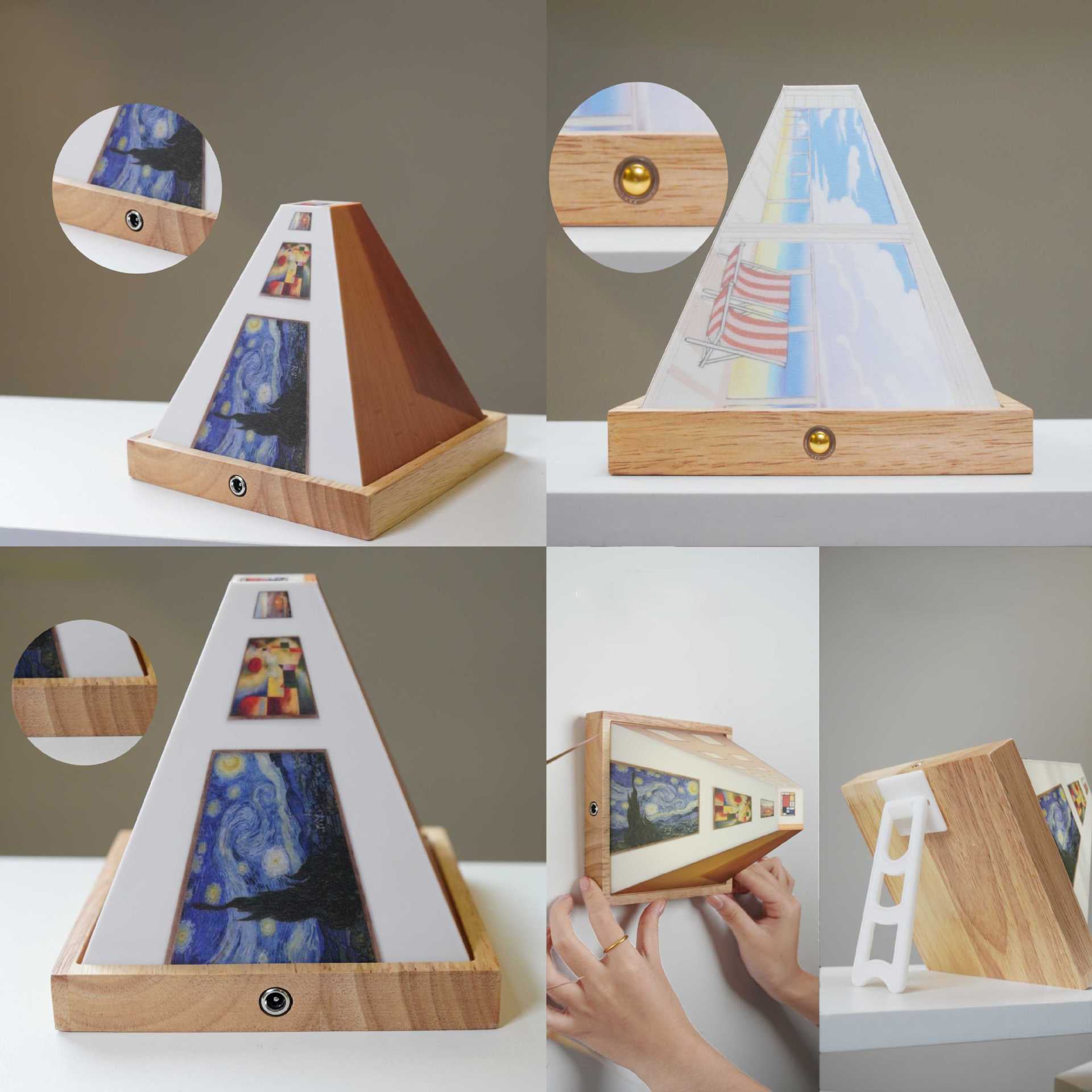 Optilume - 3D Optische Illusie Lamp met Transformerende Visuele Effecten