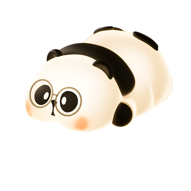 PandaGlow - Schattige Liggende Panda Nachtlamp