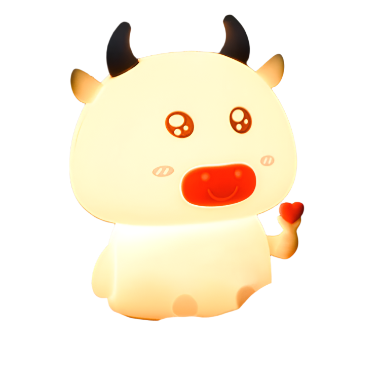 MooGlow - Speelse Koe LED Nachtlamp