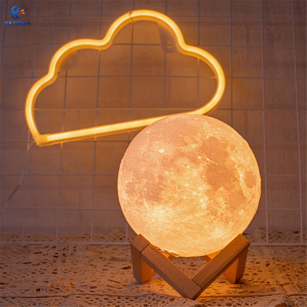 Lunara - 3D Maanlamp voor een Sfeervolle Nacht