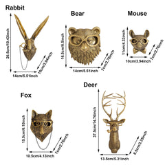 Vera - Moderne Dierenkop Wandsculpturen