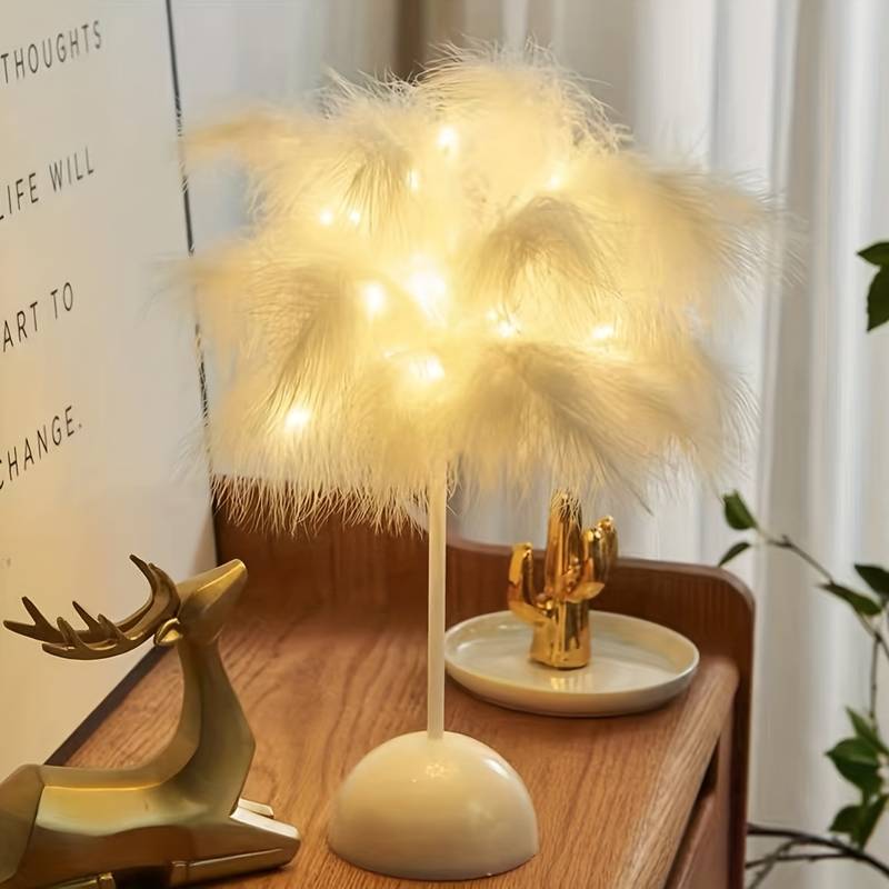 Lustre - FeatherGlow LED Tafellamp