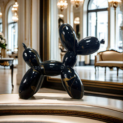 Luxe Balloon - Stijlvolle Sculptuur van een Ballonhond