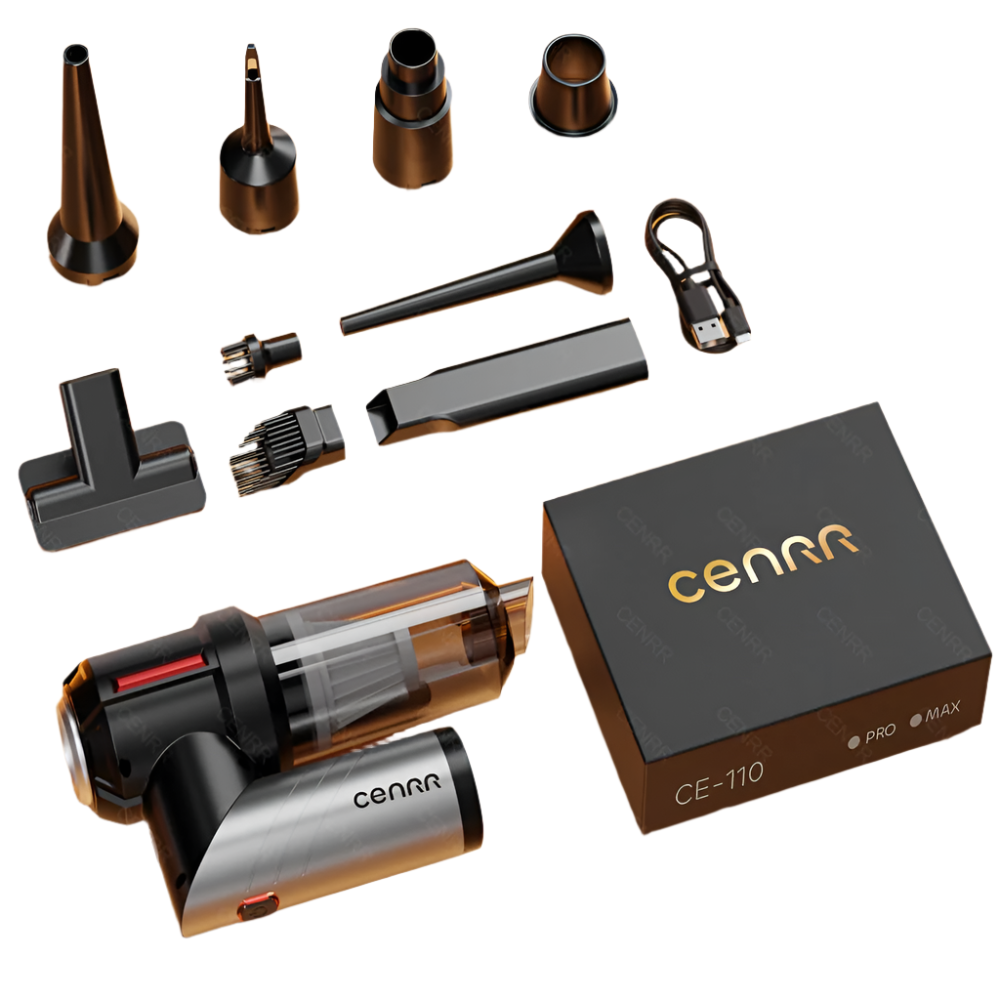 Airdyn – Draadloze Opvouwbare Handstofzuiger voor Auto & Thuis