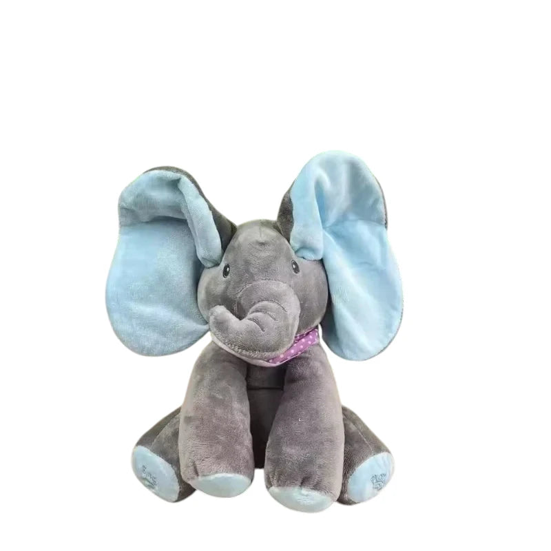 PeekabooPals – Interactieve Olifant Knuffel met Muziek en Verstopspel