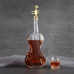 Violetta - Elegante Vioolvormige Whisky Fles