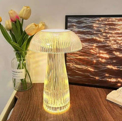 LumiCryst - Roze Diamant Kristallen Touch Lamp