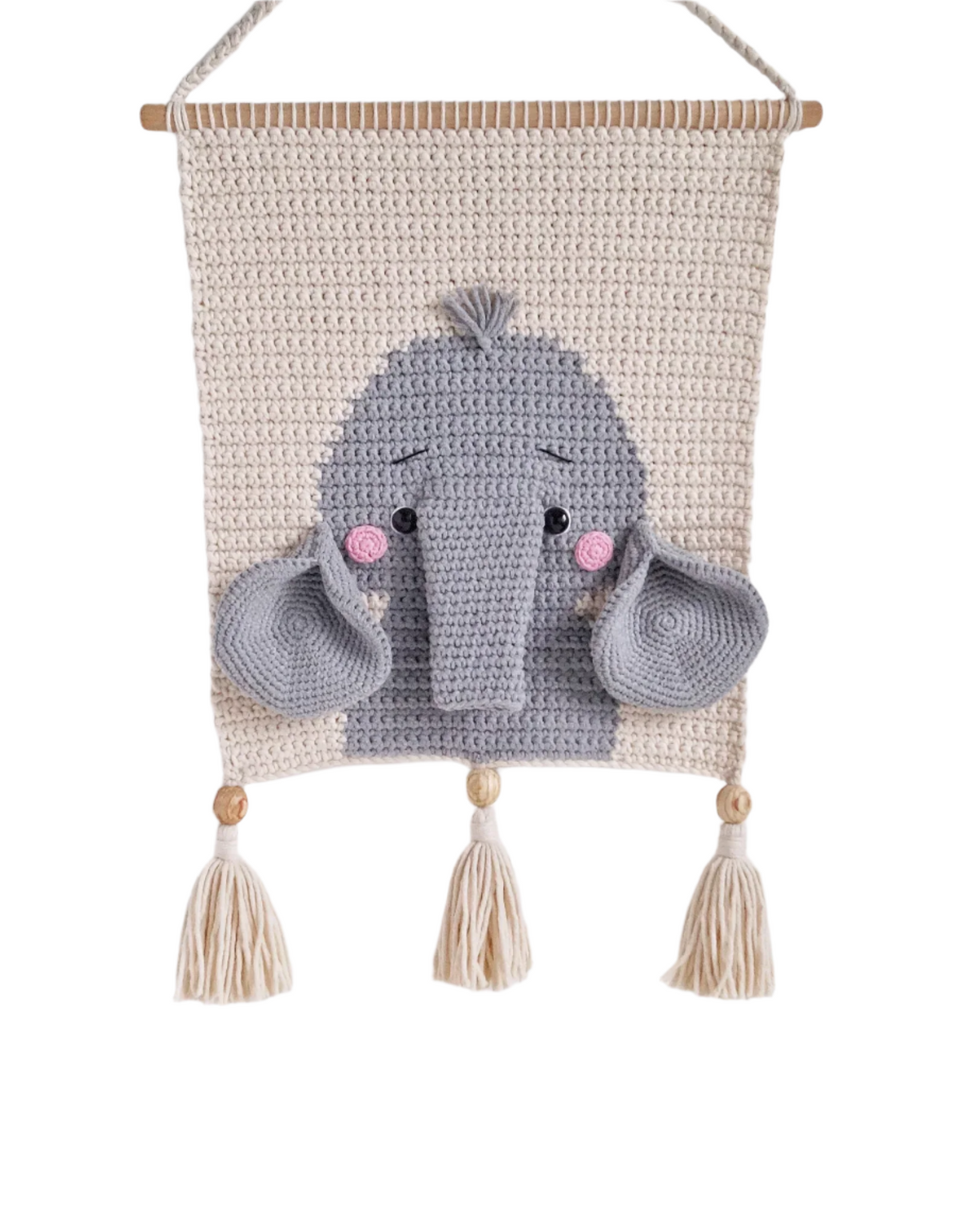 SafariThread - Gehaakte Dieren Wandhanger