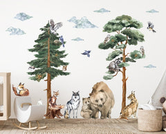 Bosdroom - Muursticker voor Kinderkamer
