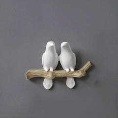 Aviary Elegance - 3D Vogels Wandhaak Decor