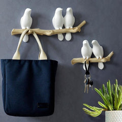 Aviary Elegance - 3D Vogels Wandhaak Decor
