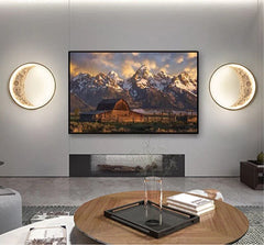 MoonGlow- Halve Maan Wandlamp met Warme Verlichting