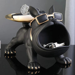 Bulldog Buff - Decoratieve Opbergtray van Hars