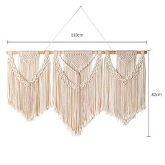 MacraWeave - Grote Macramé Wanddecoratie