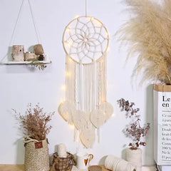 BohoBliss - Handgemaakte Boho Blad Muurdecoratie