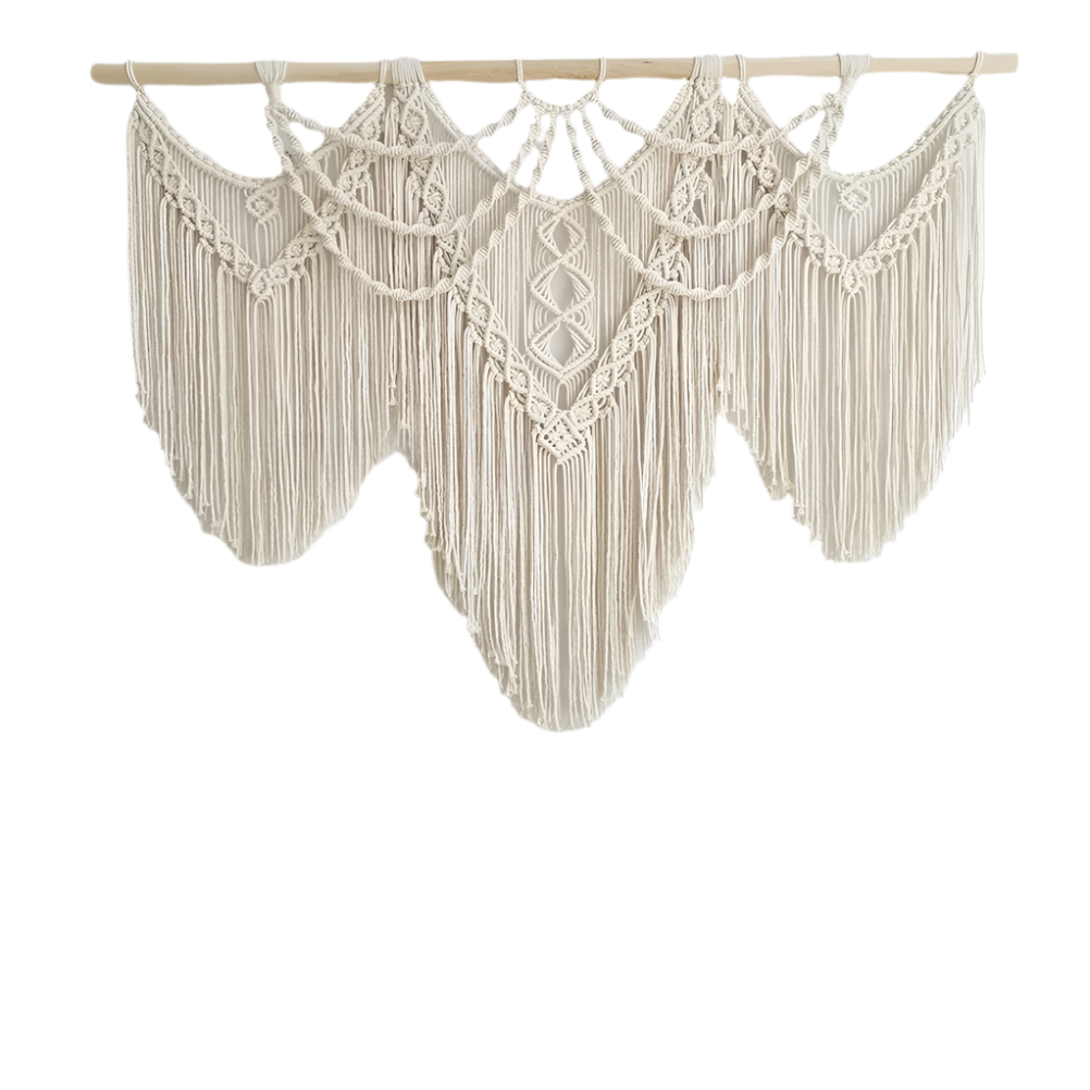 MacraWeave - Grote Macramé Wanddecoratie