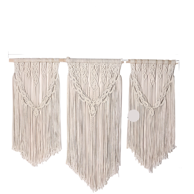 MacraWeave - Grote Macramé Wanddecoratie