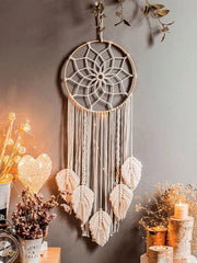 BohoBliss - Handgemaakte Boho Blad Muurdecoratie