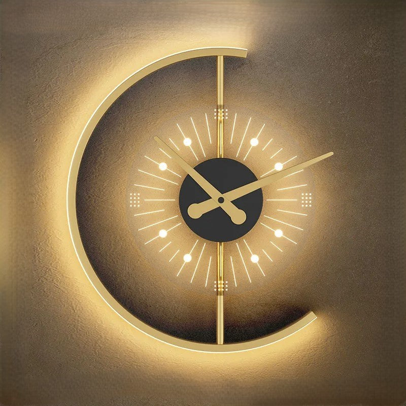Timelight - Moderne LED Klok Wandlamp