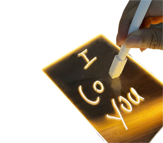 GlowSlate – LED Schrijf- en Notitiebord