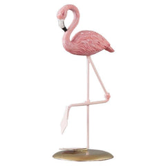 Tropische Plezier - Charmante Flamingo Beeldjes