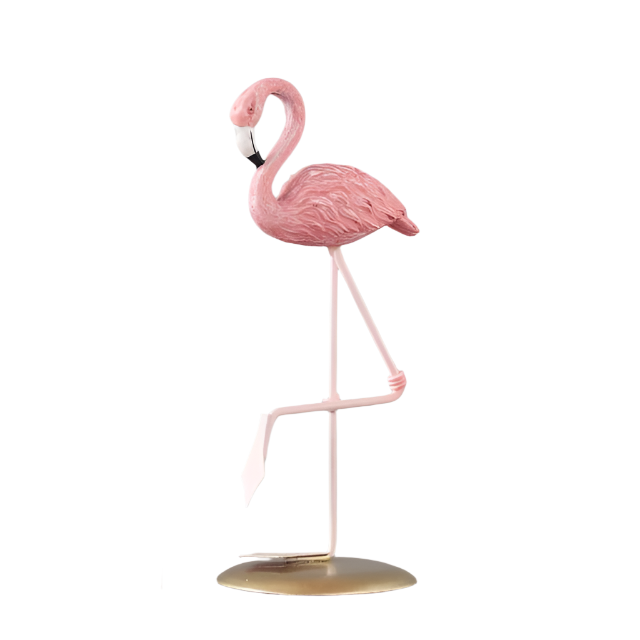 Tropische Plezier - Charmante Flamingo Beeldjes