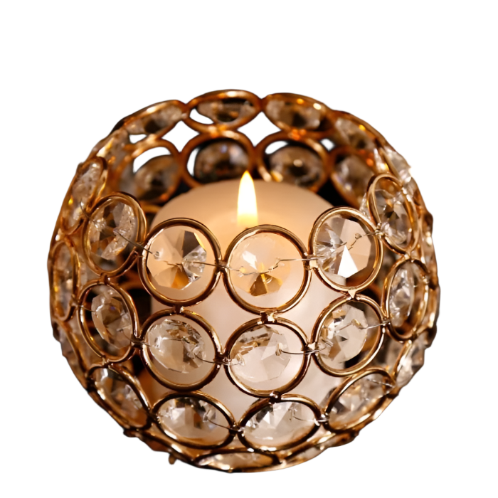 LustreGlow - 3-delige Kaarsen Houder Set