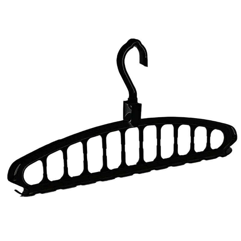 Clostro – Opvouwbare Kledinghanger met 11 Vakken en Draaibare haak