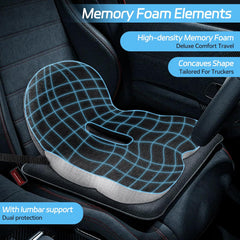 Drivora – Ergonomisch Zitkussen van Traagschuim voor optimaal zitcomfort