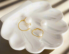 OceanWave - Elegante Zee-Inspiratie Sieradendoos