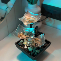 AquaZen - Moderne Kunst Waterfontein voor Serene Sfeer